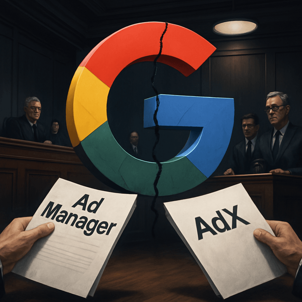 La traduction pourrait être : La publicité en ligne : un jugement choc contre Google pourrait bouleverser l'écosystème mondial en 2025.