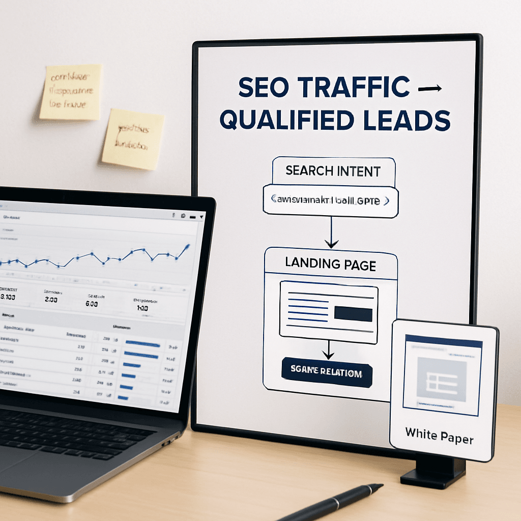 Convertir le trafic SEO en prospects qualifiés : la méthode qui fait la différence.