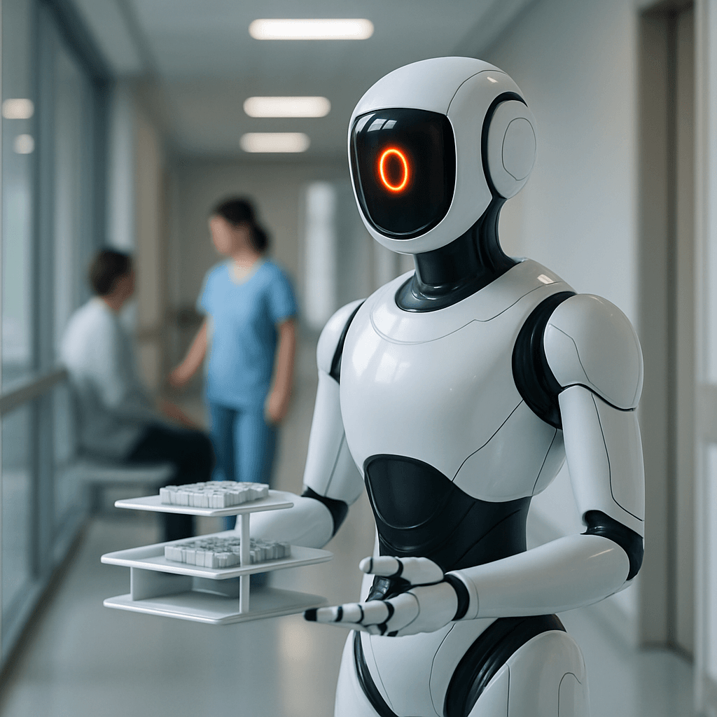Foxconn s'est associé à Nvidia pour développer son robot infirmier Nurabot.