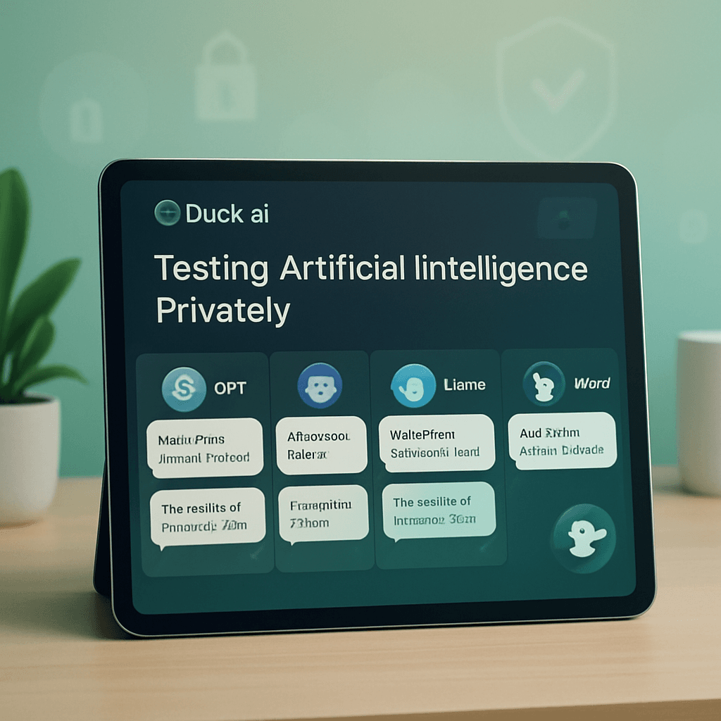Avec Duck.ai, expérimentez l'IA en toute confidentialité.