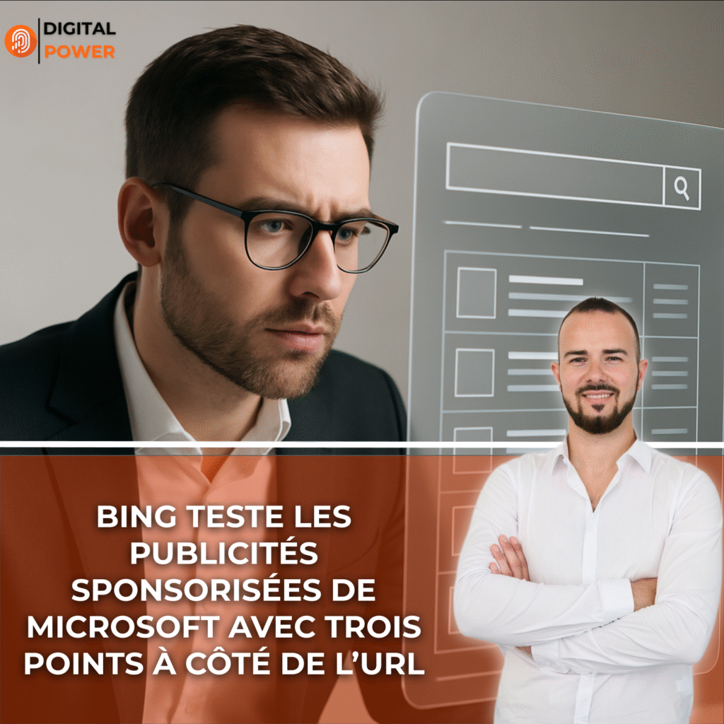 Bing teste les publicités sponsorisées de Microsoft avec trois points à côté de l’URL