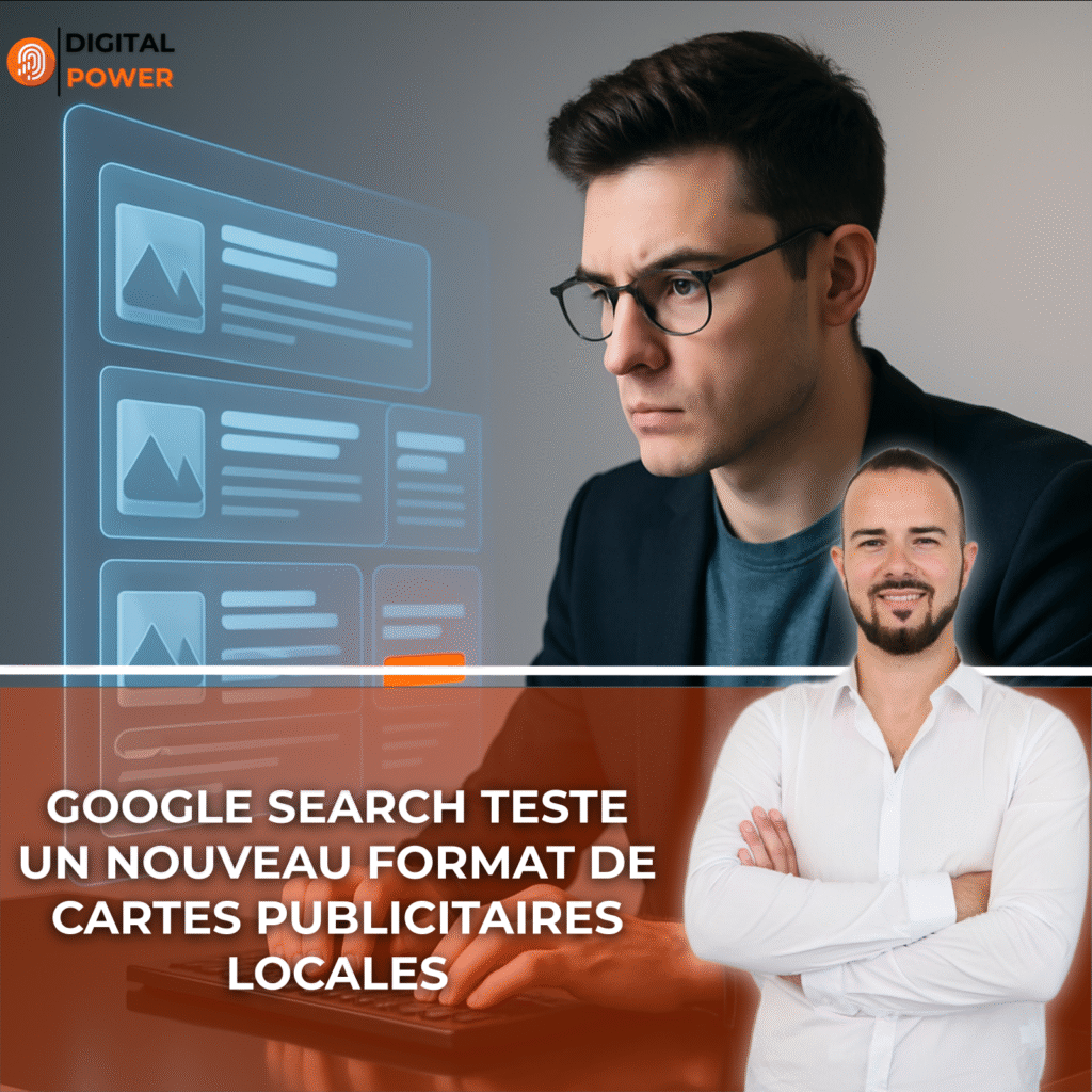 Google Search teste un nouveau format de cartes publicitaires locales