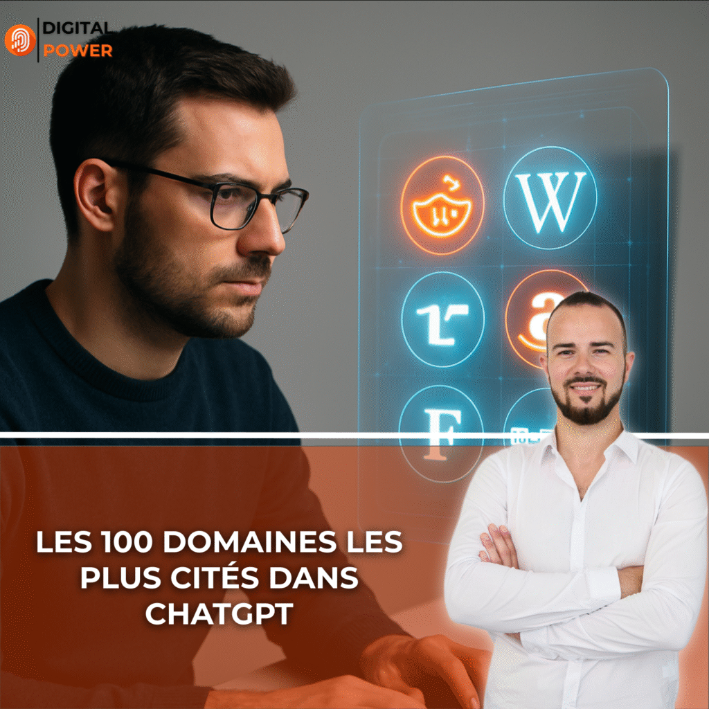 Les 100 domaines les plus cités dans ChatGPT