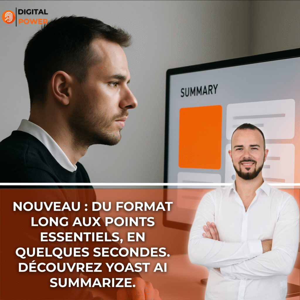 Nouveau : du format long aux points essentiels, en quelques secondes. Découvrez Yoast AI Summarize.
