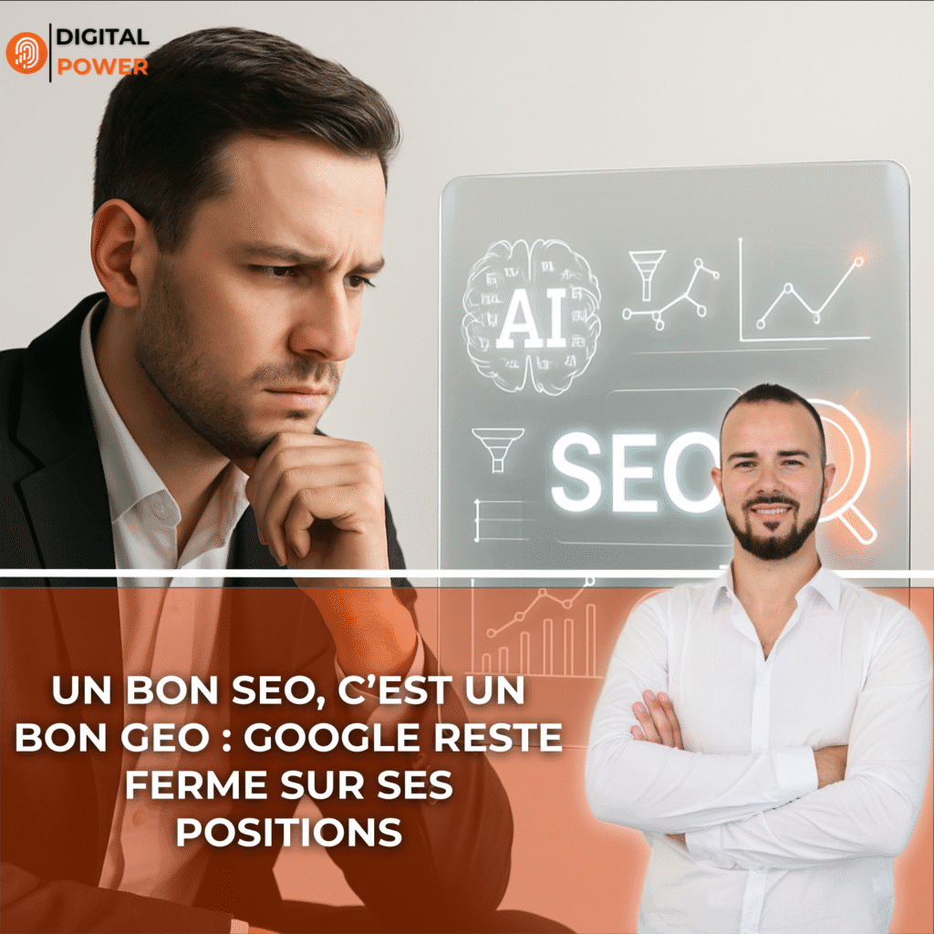 Un bon SEO, c’est un bon GEO : Google reste ferme sur ses positions