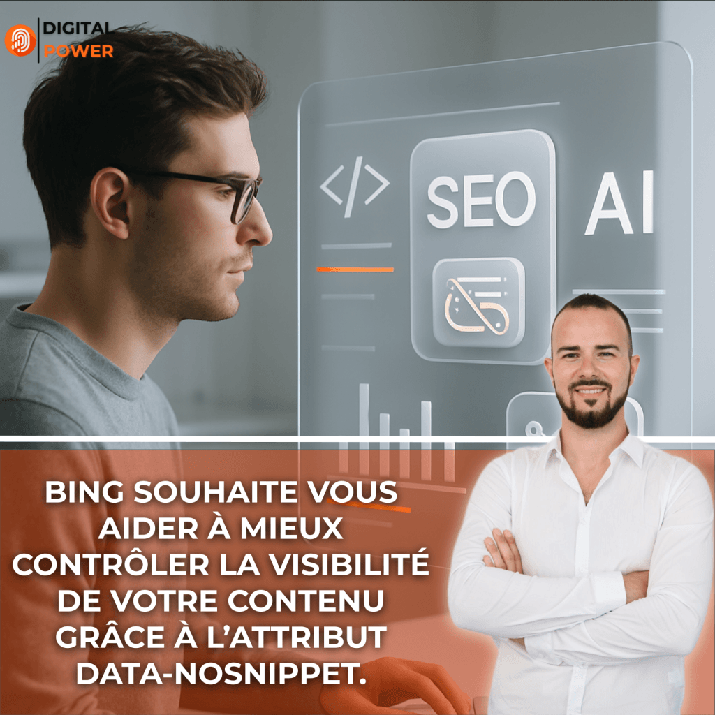 Bing souhaite vous aider à mieux contrôler la visibilité de votre contenu grâce à l’attribut data-nosnippet.