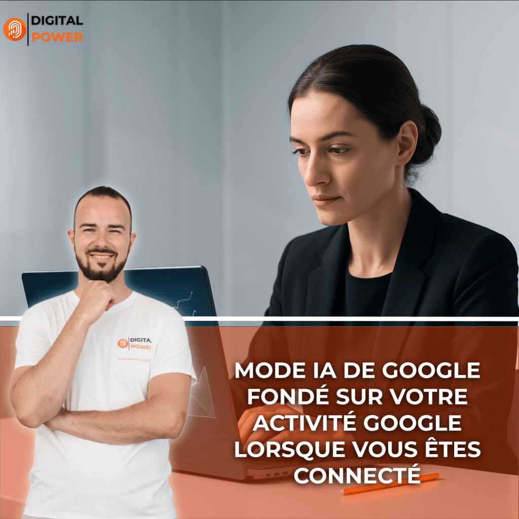 Mode IA de Google fondé sur votre activité Google lorsque vous êtes connecté