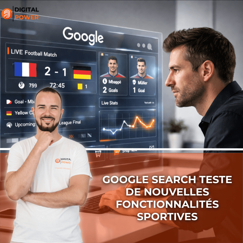 Google Search teste de nouvelles fonctionnalités sportives