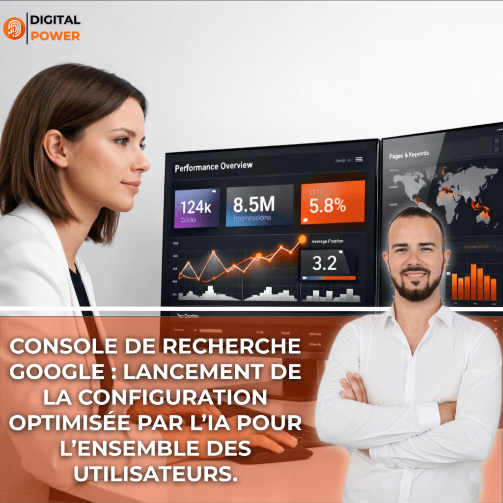 Console de recherche Google : lancement de la configuration optimisée par l’IA pour l’ensemble des utilisateurs.