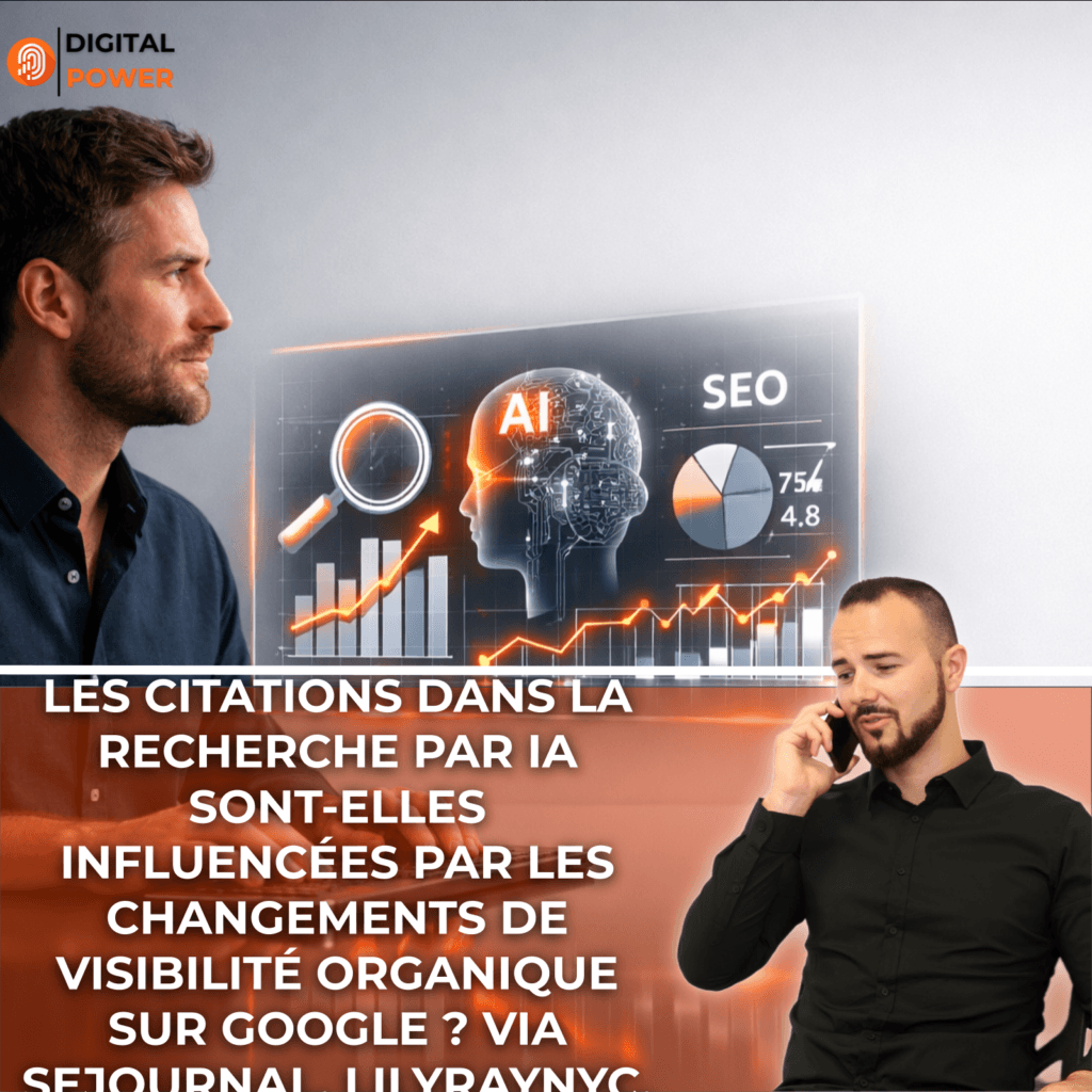 Les citations dans la recherche par IA sont-elles influencées par les changements de visibilité organique sur Google ? via sejournal, lilyraynyc.