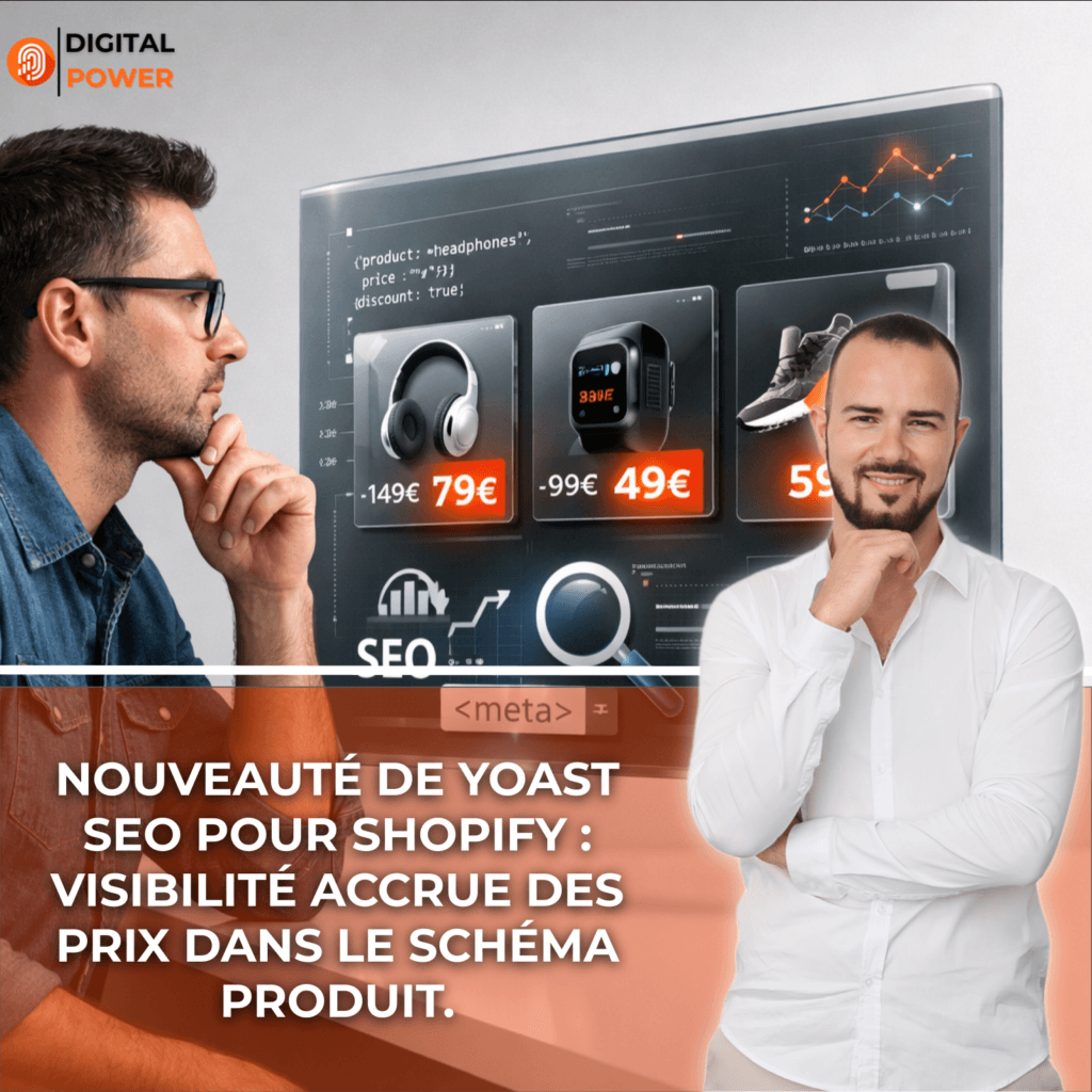 Nouveauté de Yoast SEO pour Shopify : visibilité accrue des prix dans le schéma produit.