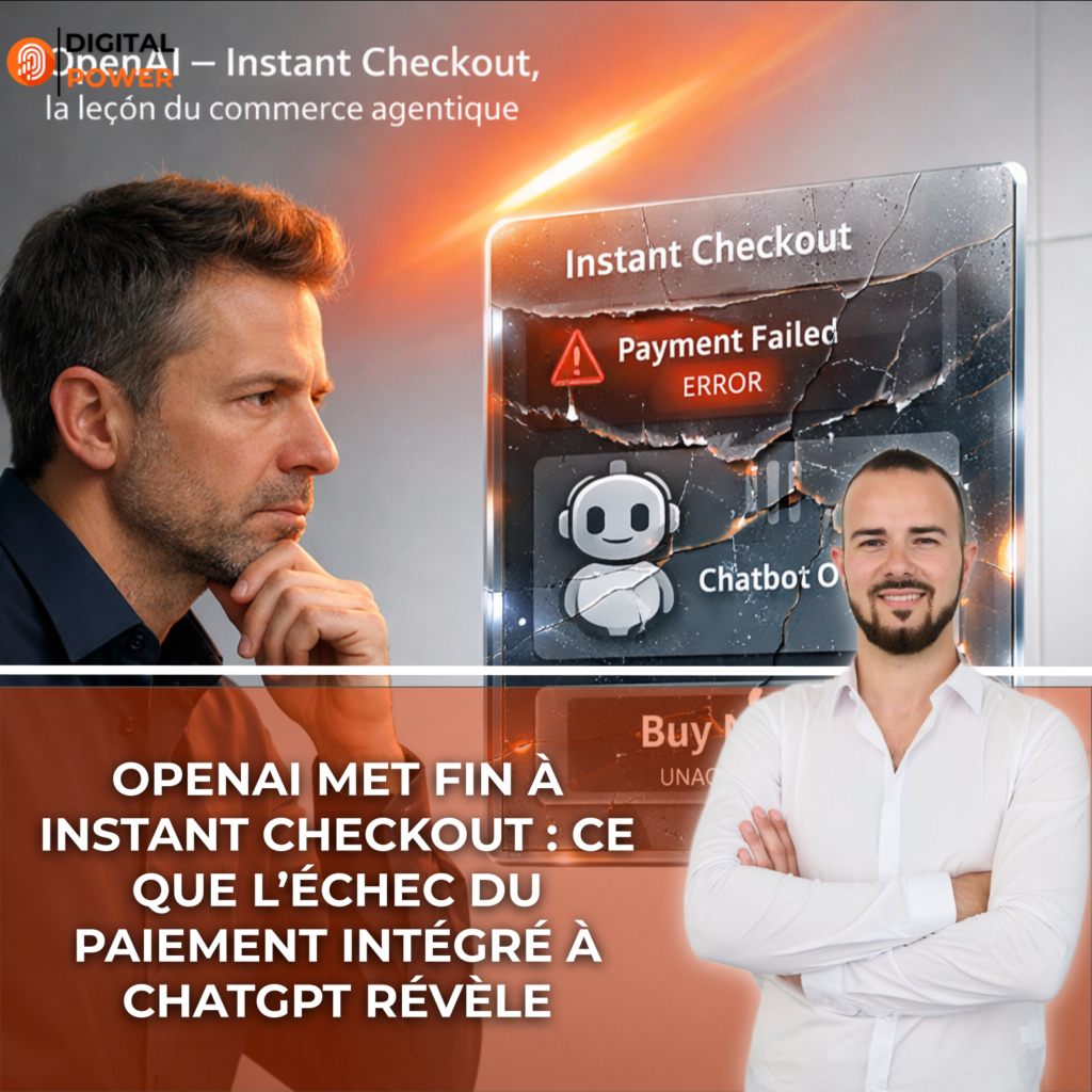 OpenAI met fin à Instant Checkout : ce que l’échec du paiement intégré à ChatGPT révèle