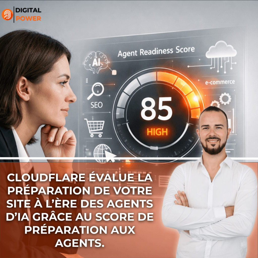 Cloudflare évalue la préparation de votre site à l’ère des agents d’IA grâce au Score de préparation aux agents.