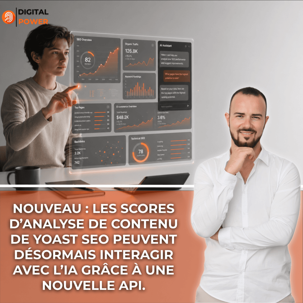 Nouveau : les scores d’analyse de contenu de Yoast SEO peuvent désormais interagir avec l’IA grâce à une nouvelle API.