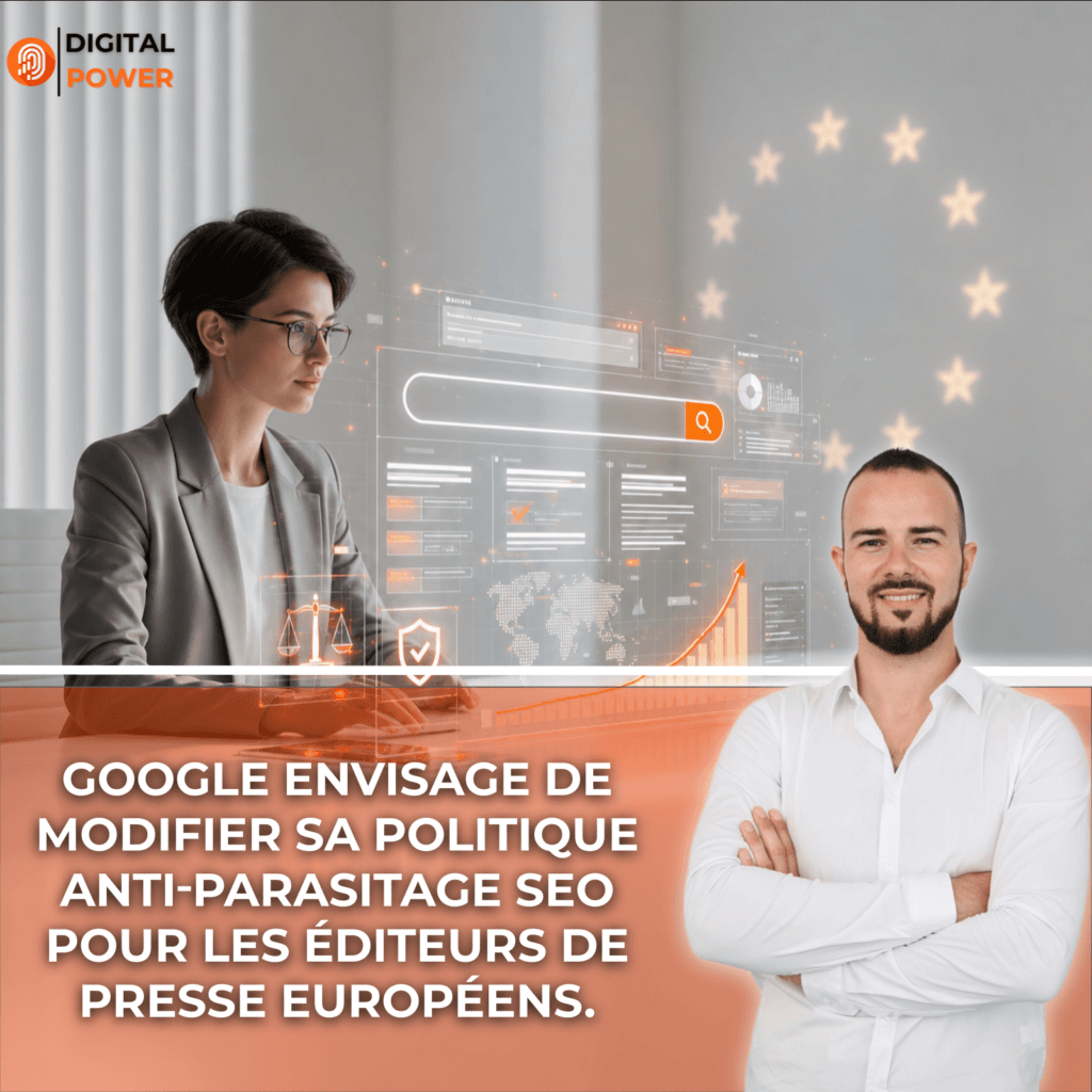 Google envisage de modifier sa politique anti‑parasitage SEO pour les éditeurs de presse européens.