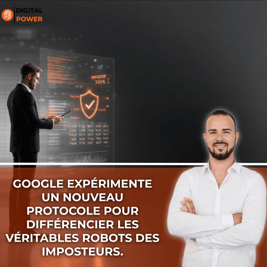 Google expérimente un nouveau protocole pour différencier les véritables robots des imposteurs.
