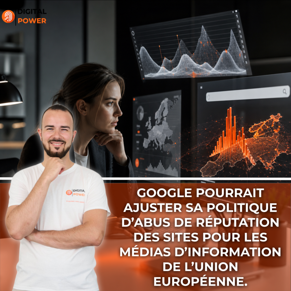 Google pourrait ajuster sa politique d’abus de réputation des sites pour les médias d’information de l’Union européenne.