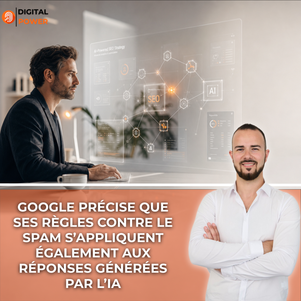 Google précise que ses règles contre le spam s’appliquent également aux réponses générées par l’IA