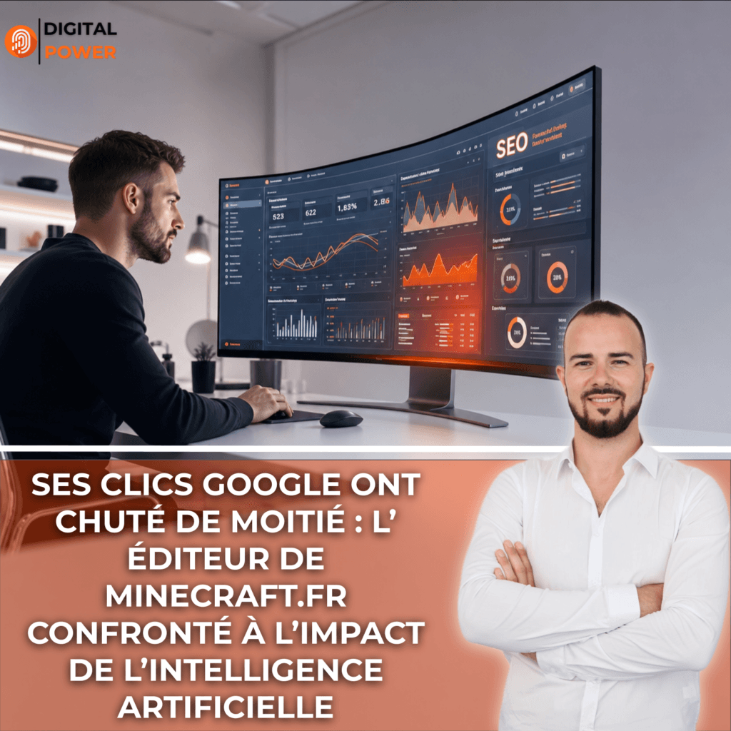 Ses clics Google ont chuté de moitié : l’éditeur de Minecraft.fr confronté à l’impact de l’intelligence artificielle