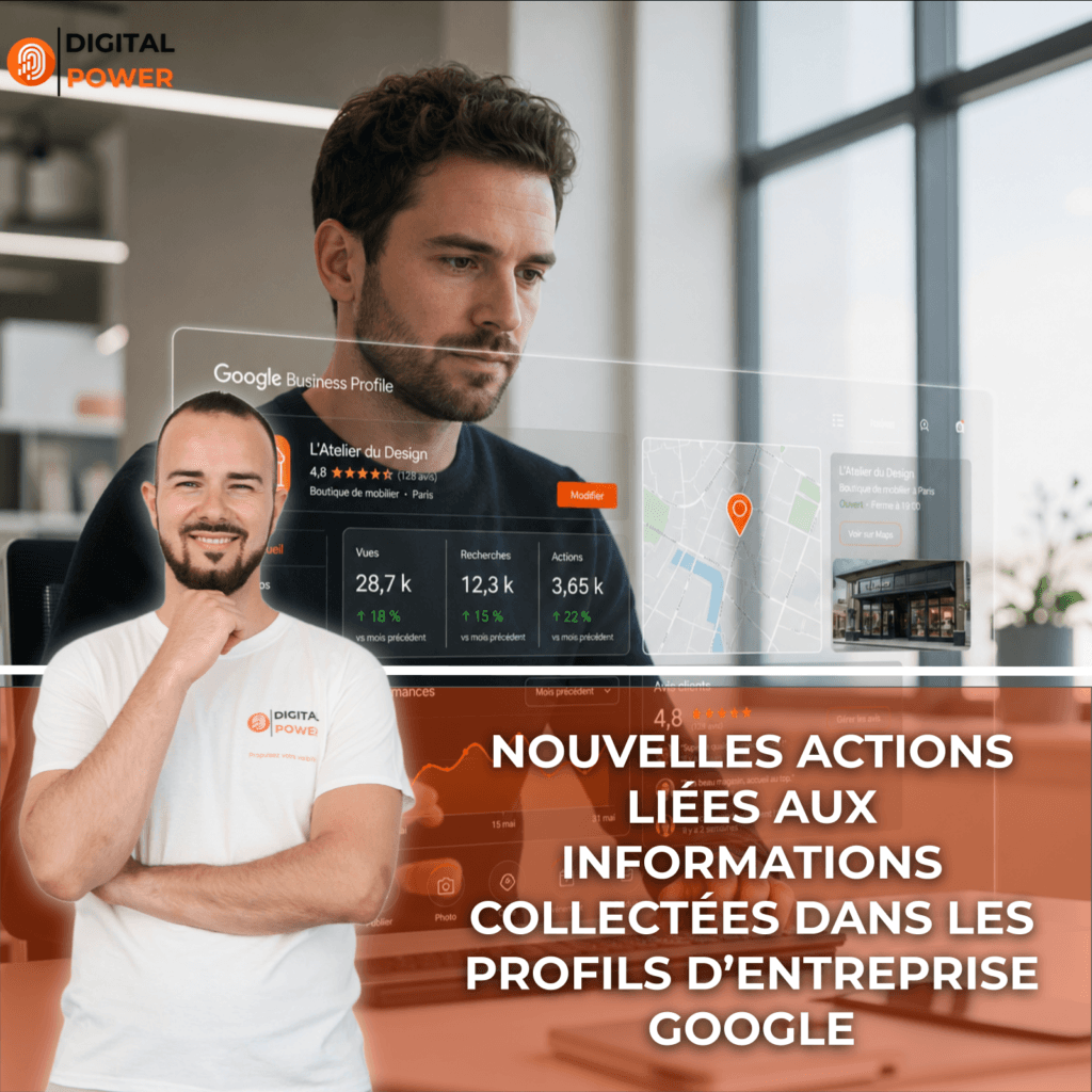 Nouvelles actions liées aux informations collectées dans les profils d’entreprise Google