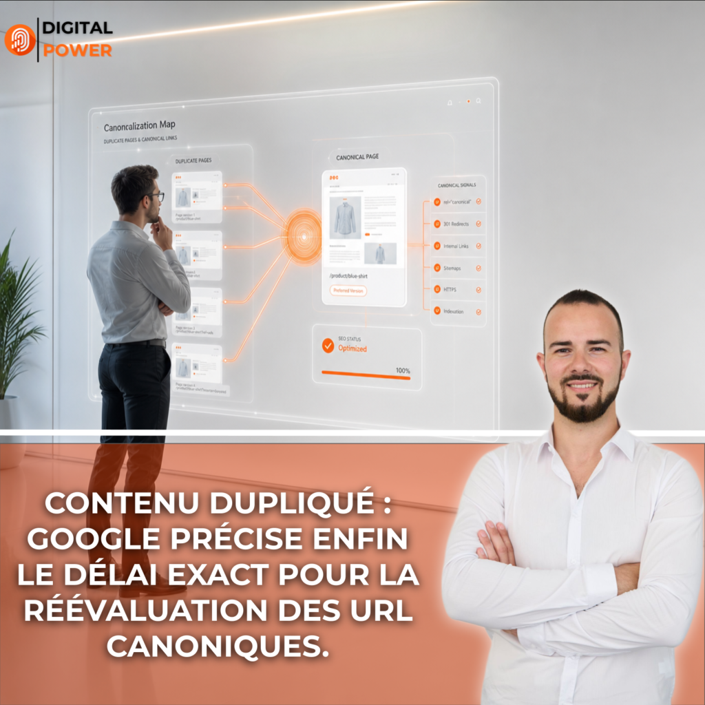 Contenu dupliqué : Google précise enfin le délai exact pour la réévaluation des URL canoniques.
