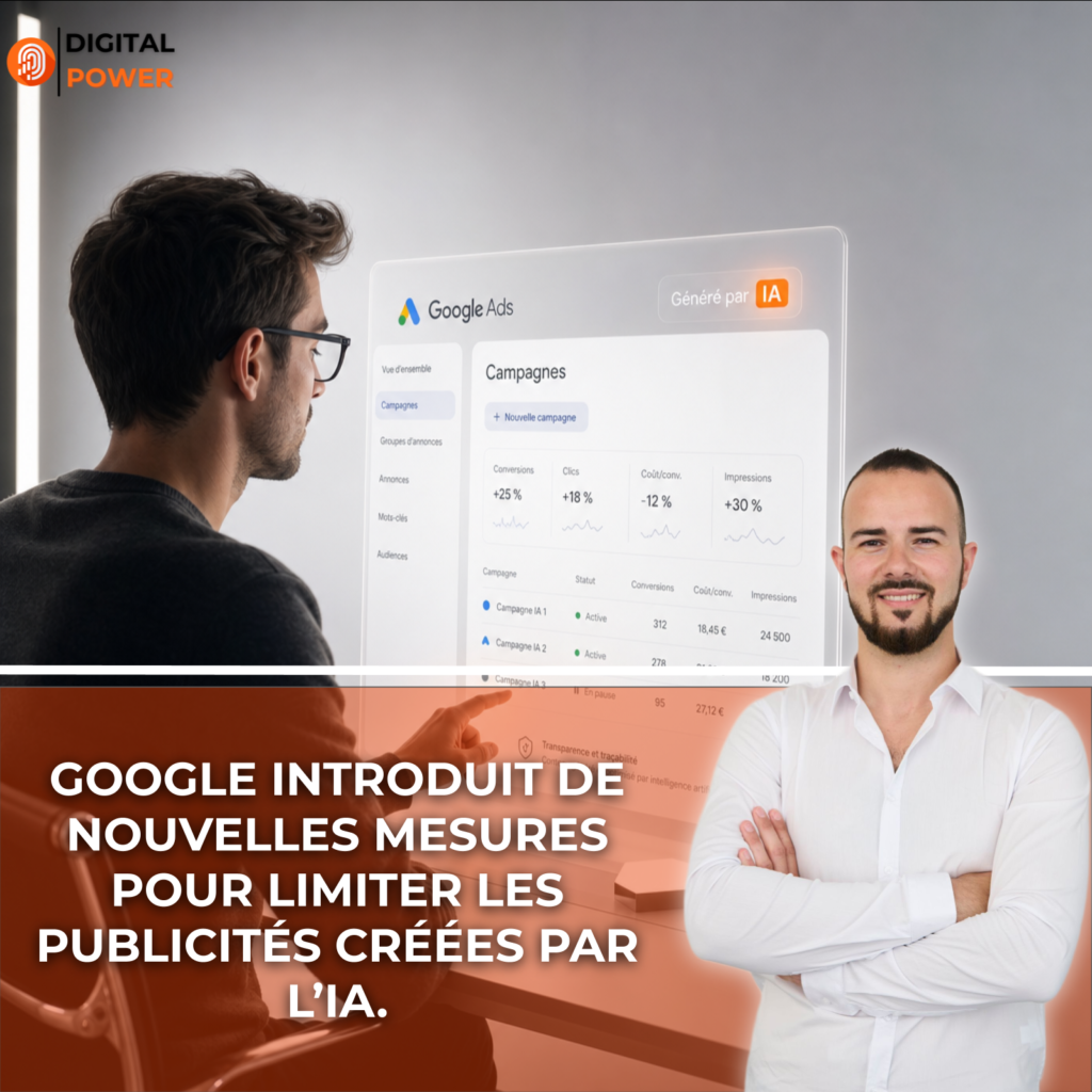 Google introduit de nouvelles mesures pour limiter les publicités créées par l’IA.